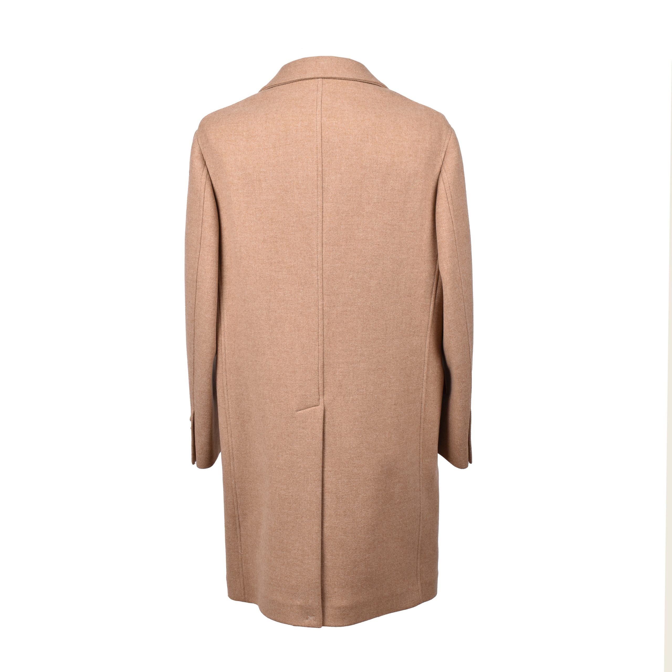 Brunello-Cucinelli-Light-Camel-Wool-Cashmere-Coat-MY4289-C004-Italian-Handcrafted-External-Shell-back-view