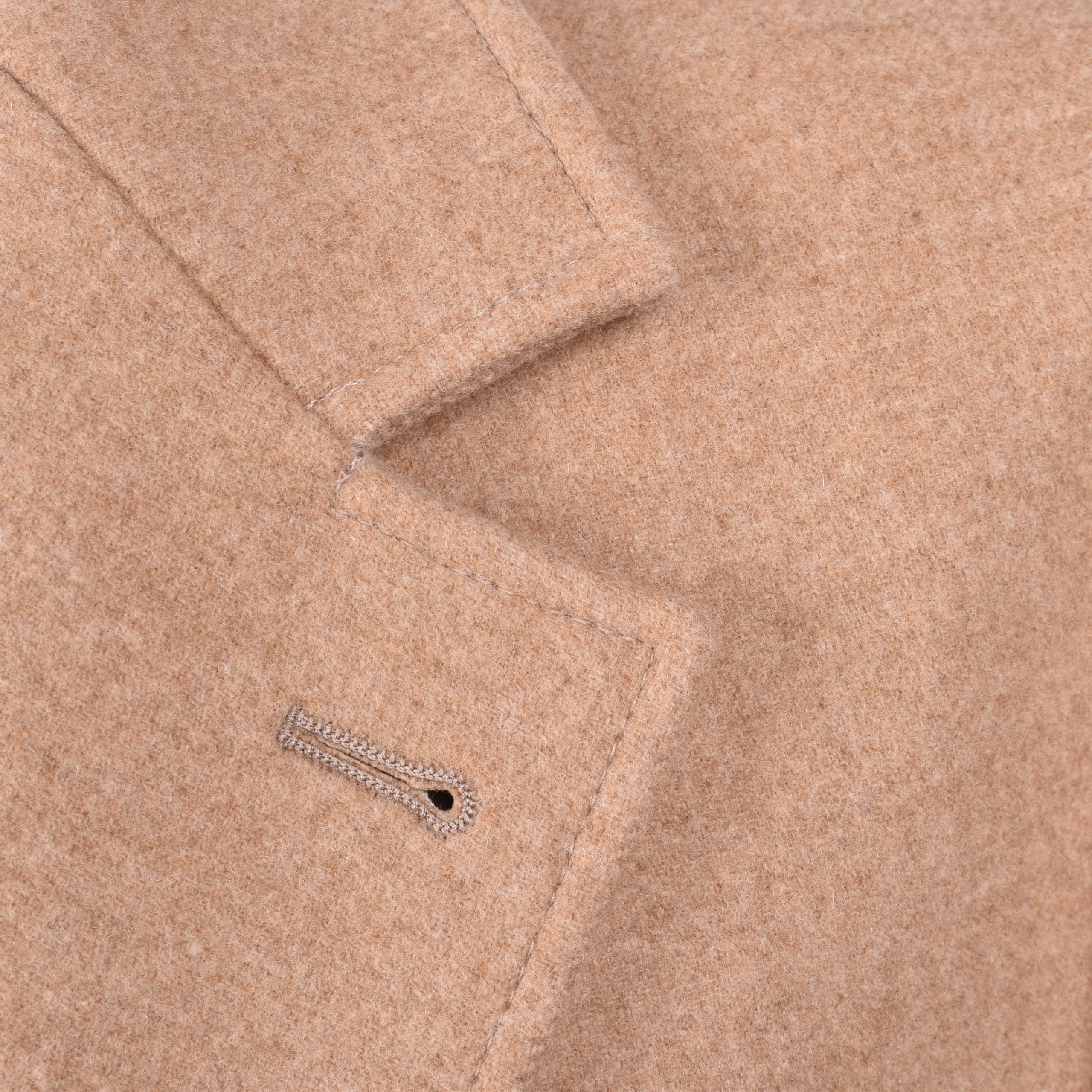 Brunello-Cucinelli-Light-Camel-Wool-Cashmere-Coat-MY4289-C004-Italian-Handcrafted-External-Shell-closeup-stiching