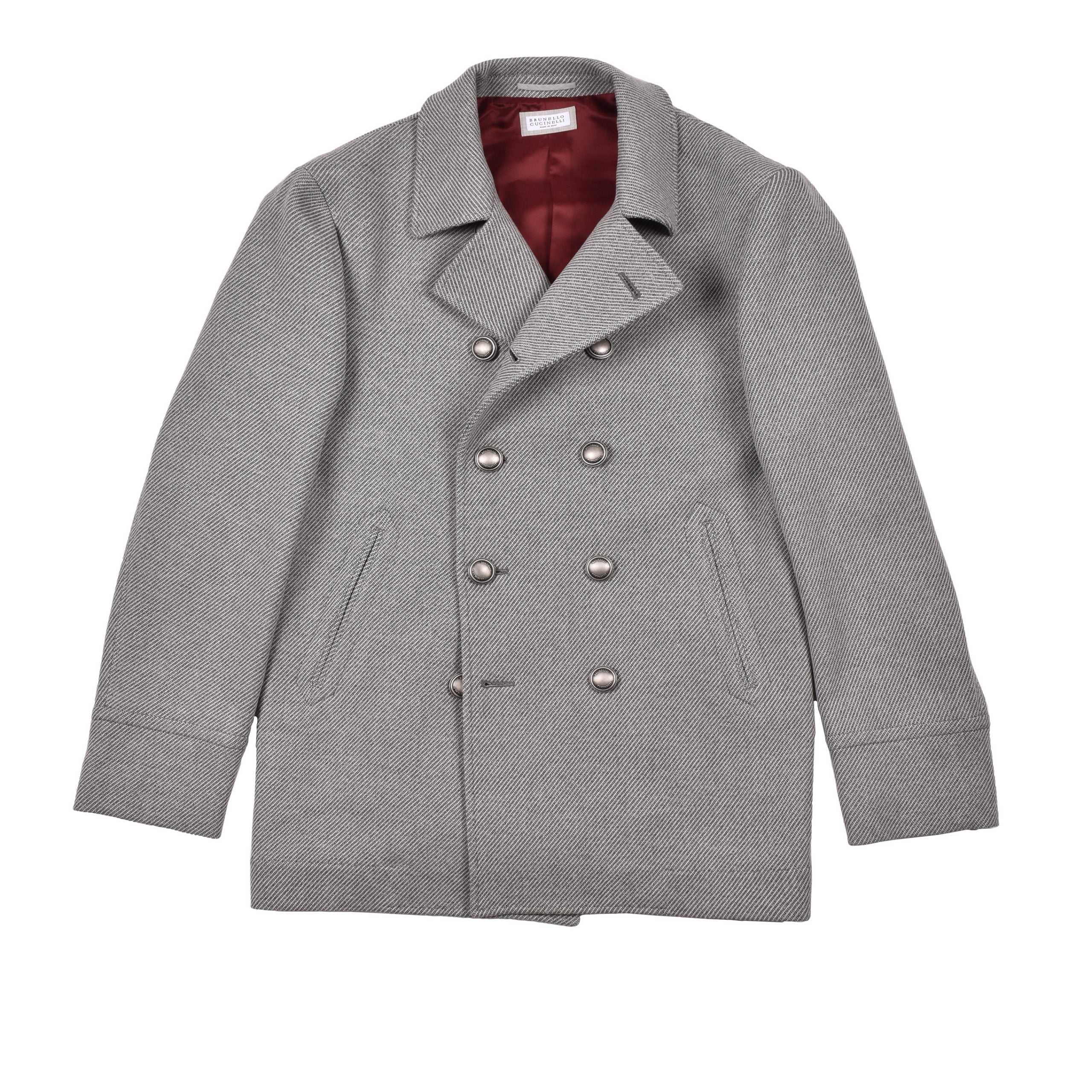 BRUNELLO CUCINELLI // GRAY WOOL SHELL // MY4407_DC011 // EXTERNAL_SHELL