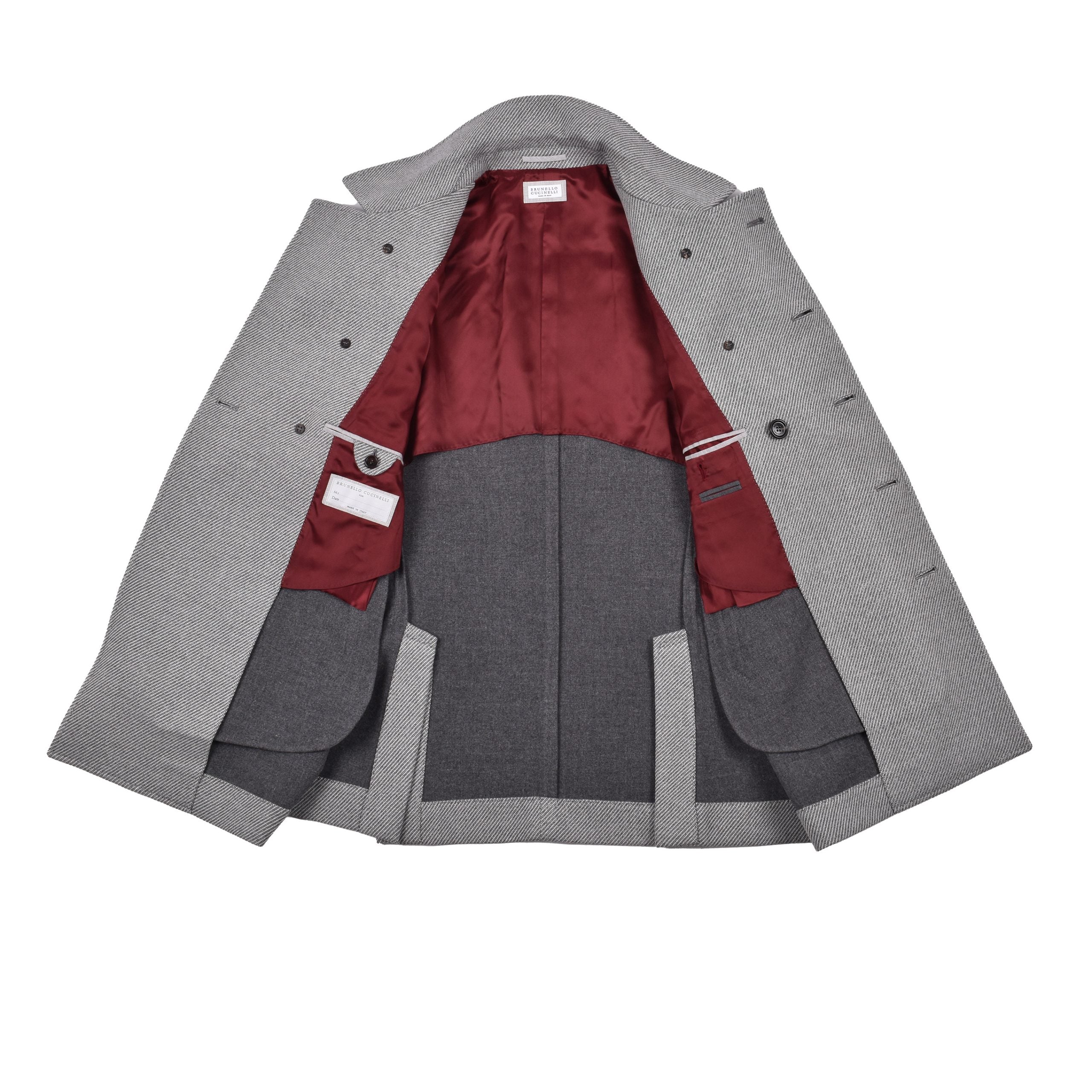BRUNELLO CUCINELLI // GRAY WOOL SHELL // MY4407_DC011 // EXTERNAL_SHELL