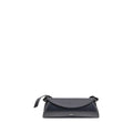 CANNOLO LARGE SHOULDER BAG IN BLACK LEATHER