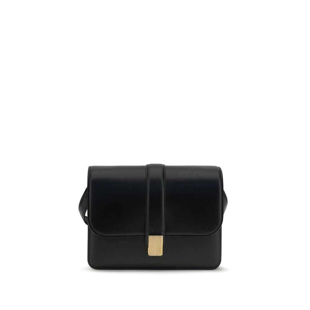 BLAKE SHOULDER BAG IN BLACK LEATHER