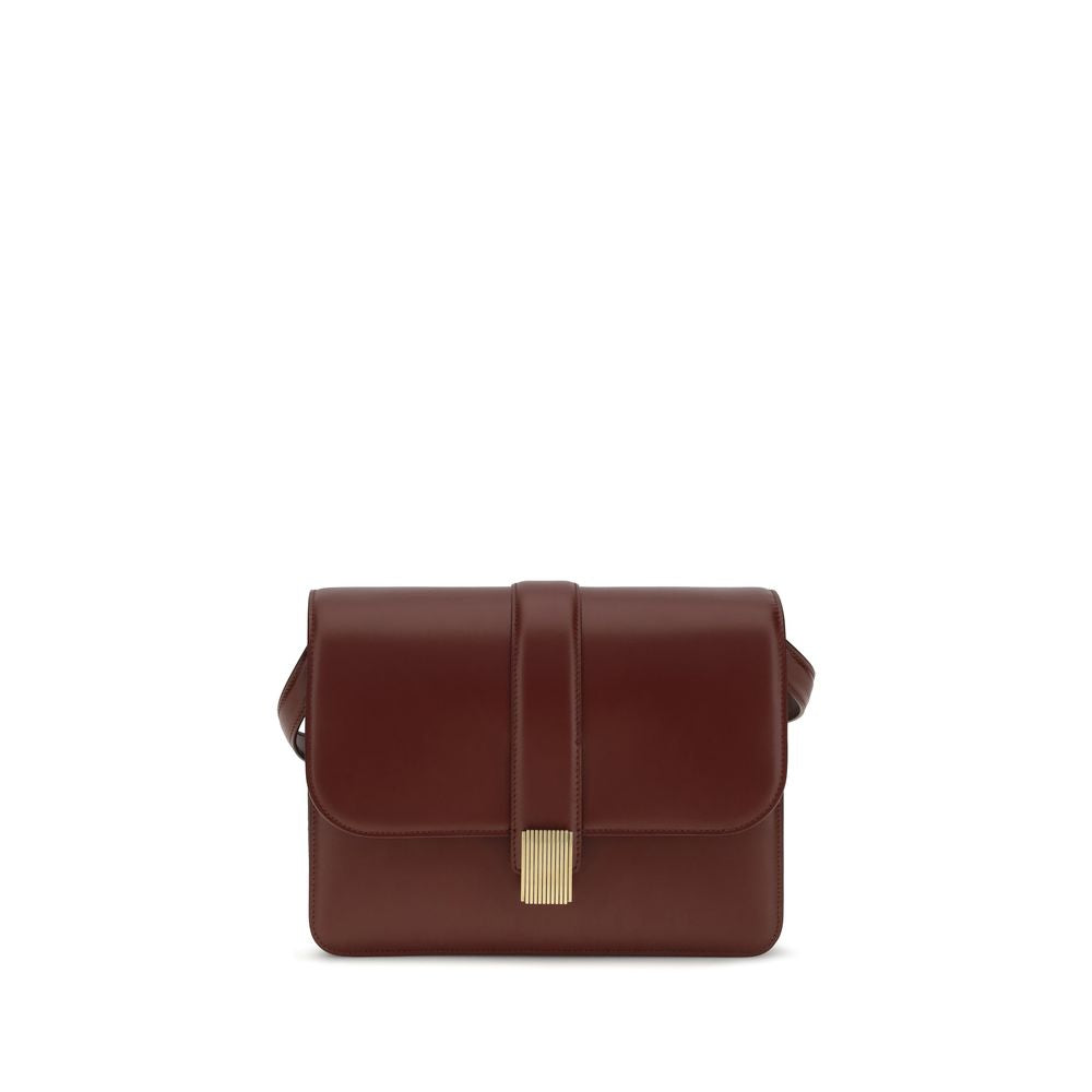 BLAKE SHOULDER BAG IN BORDEAUX LEATHER