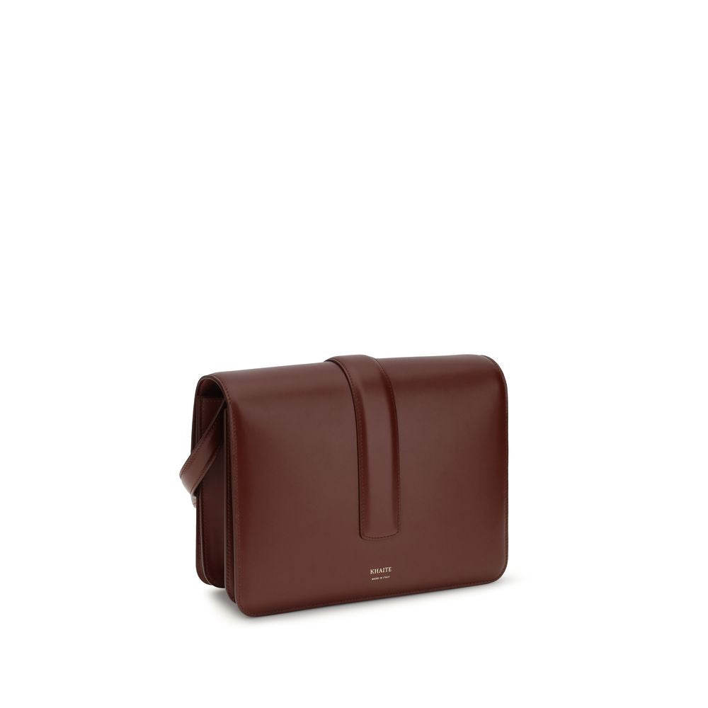 BLAKE SHOULDER BAG IN BORDEAUX LEATHER