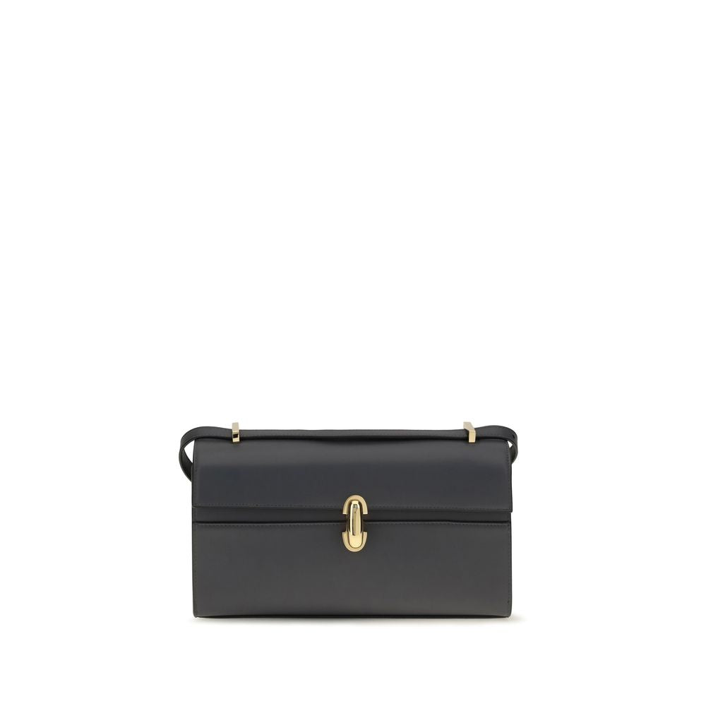 SYMMETRY 26 SHOULDER BAG IN GREY LEATHER