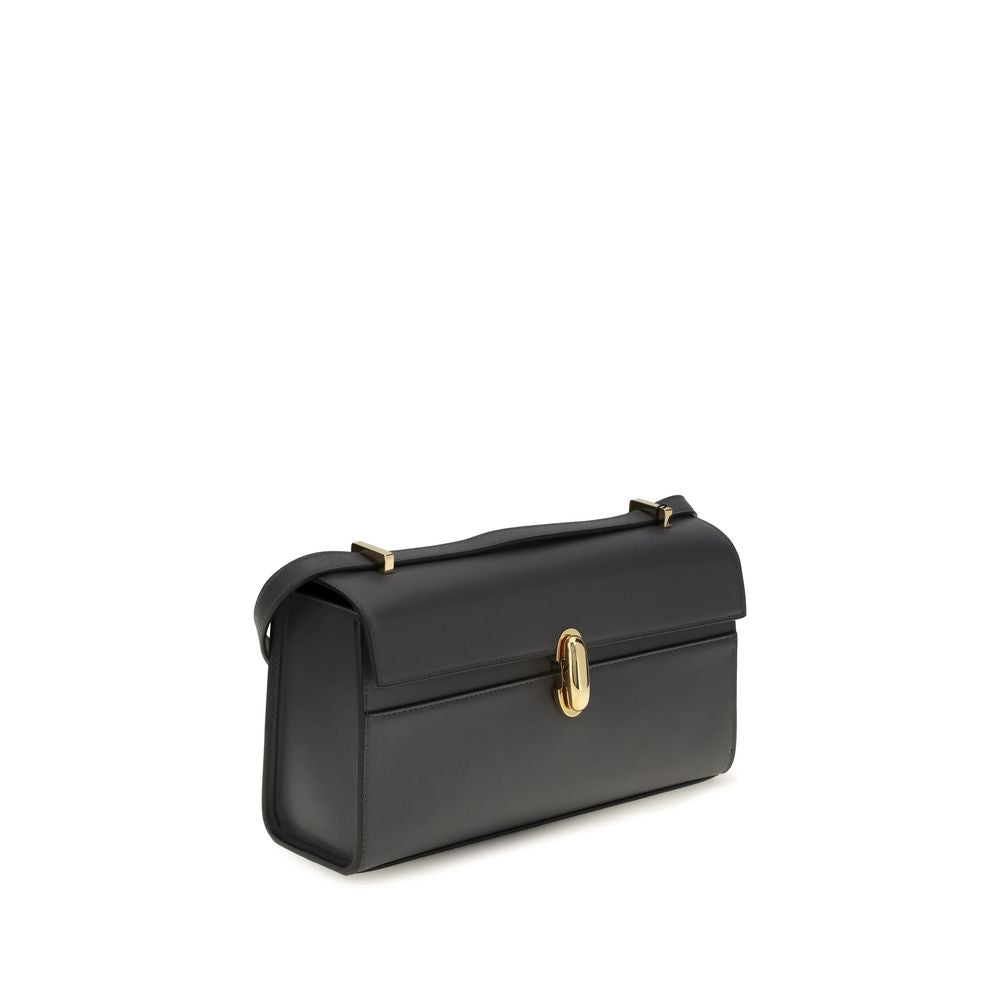 SYMMETRY 26 SHOULDER BAG IN GREY LEATHER