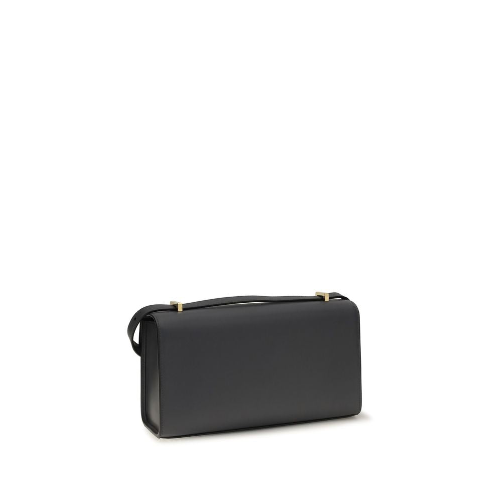 SYMMETRY 26 SHOULDER BAG IN GREY LEATHER