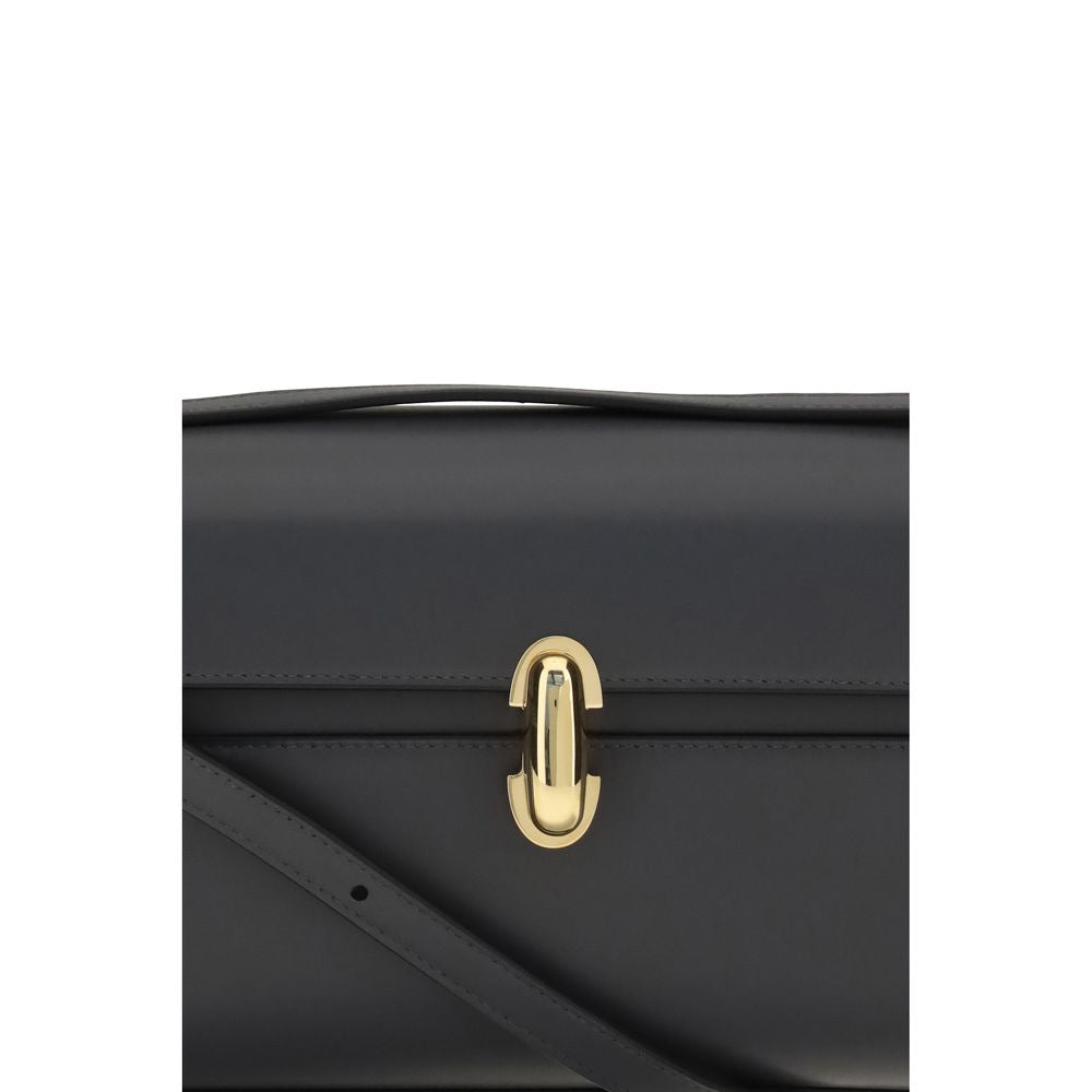 SYMMETRY 26 SHOULDER BAG IN GREY LEATHER