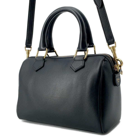 Celine Handbag Triomphe Small Boston Cuir 113773DU3.38NO 2way Black-1