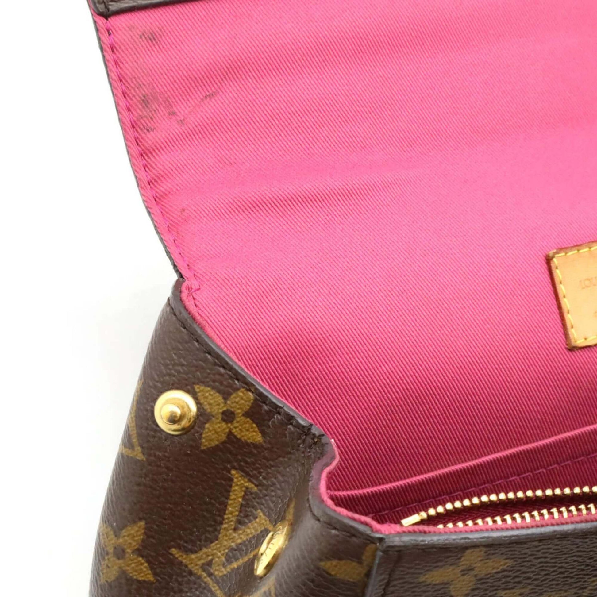 LOUIS VUITTON Louis Vuitton Monogram Cluny BB Handbag Shoulder Bag Rose Pink M42738-7