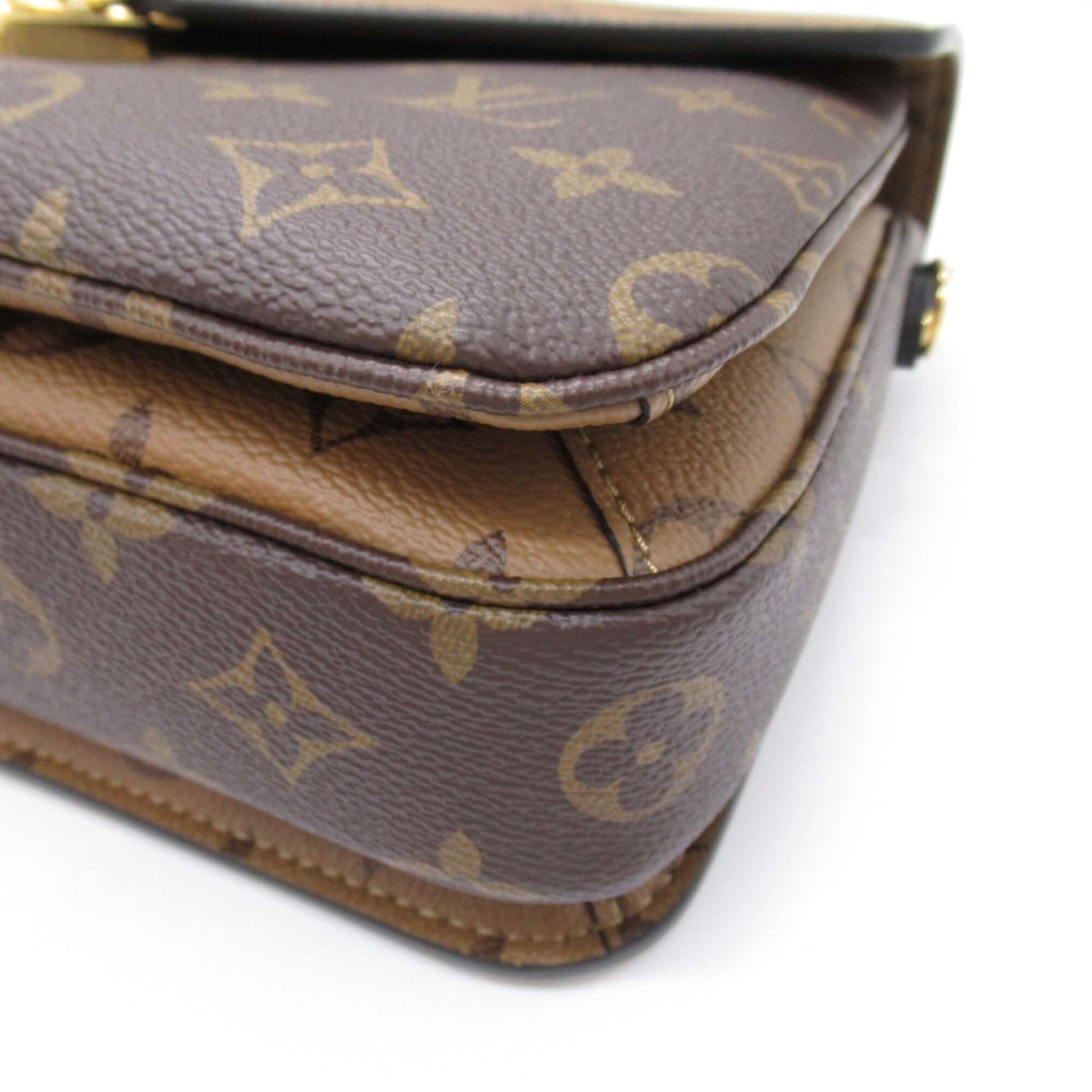 LOUIS VUITTON Pochette Metis MM Brown Monogram Reverse PVC coated canvas M44876-7