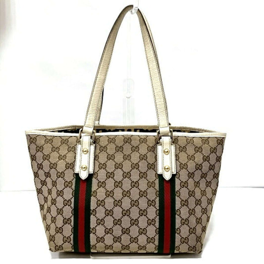 GUCCI Sherry Line 137396 GG Canvas Tote Bag for Women-1