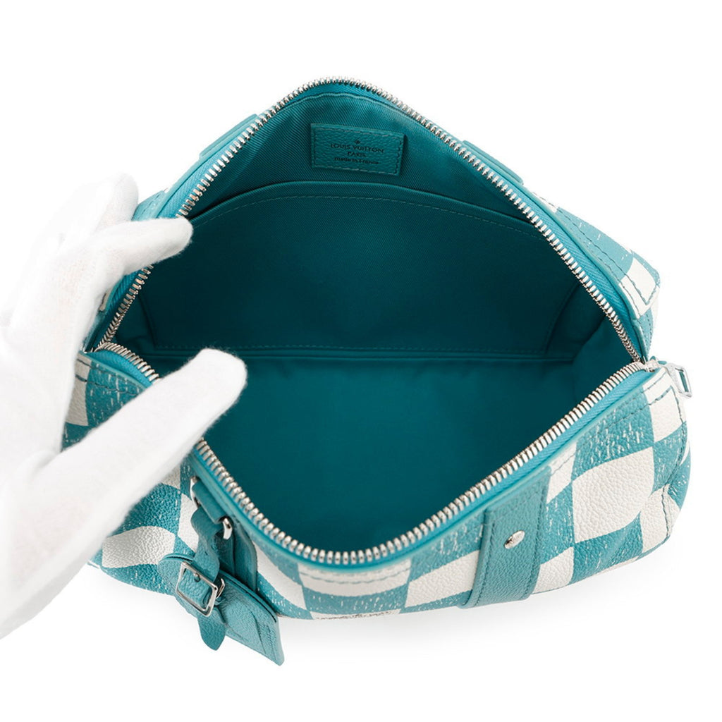 LOUIS VUITTON Pre-Loved Damier Checkerboard City Keepall