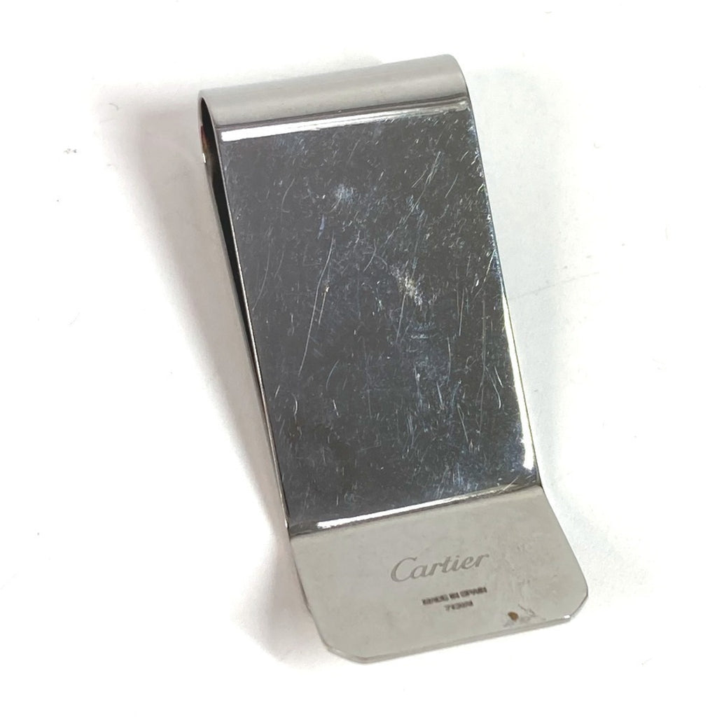 CARTIER C de Cartier wallet with money clip in stainless steel, silver, for men and women.-5