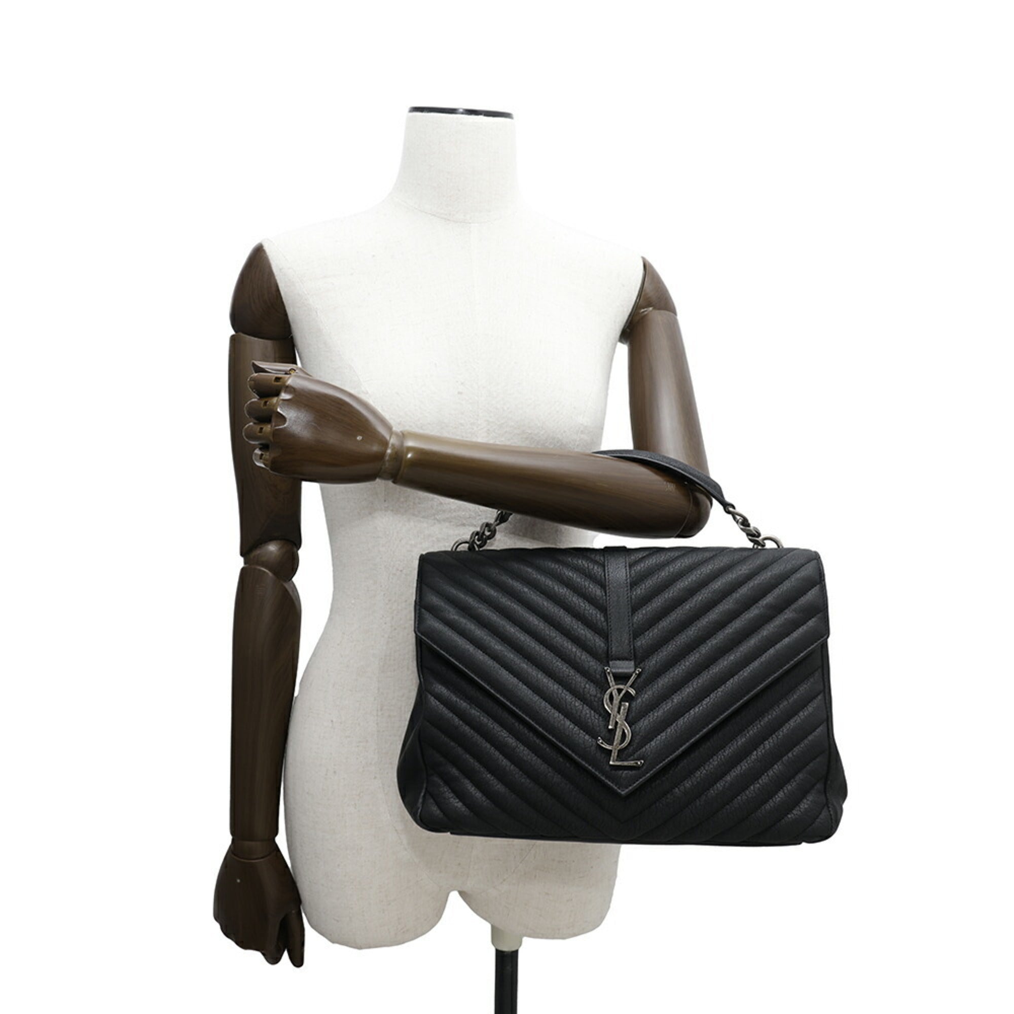 SAINT LAURENT Pre-Loved College Bag