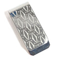 CARTIER C de Cartier wallet with money clip in stainless steel, silver, for men and women.-0