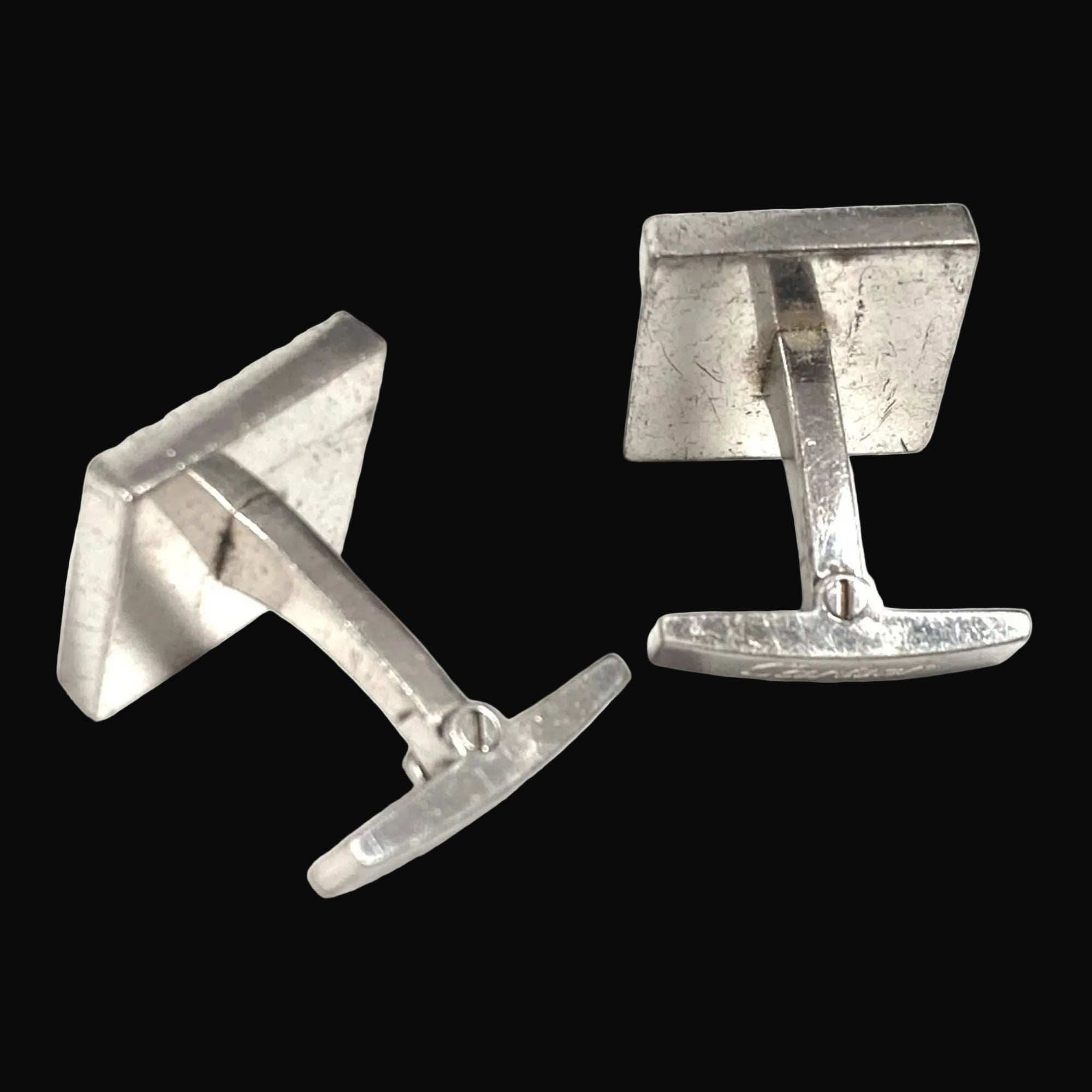 CARTIER Cartier logo accessory cufflinks SV925 men's silver-5