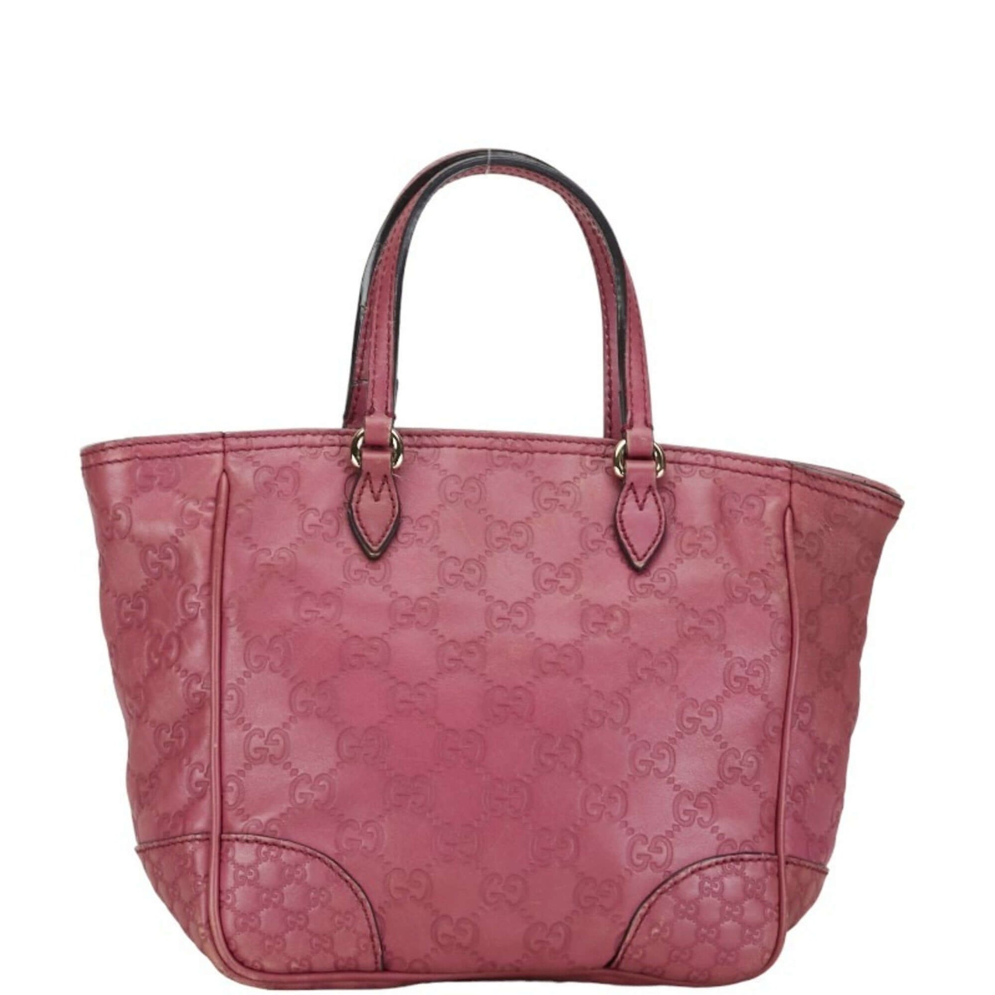 Gucci Guccissima Handbag Shoulder Bag 353121 Pink Leather Women's GUCCI-3