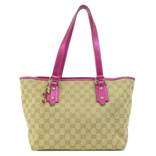 Gucci 137396 GG Handbag Canvas Women's-0