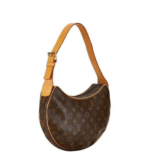 Louis Vuitton Monogram Croissant MM Shoulder Bag M51512 Brown PVC Leather Women's LOUIS VUITTON-1