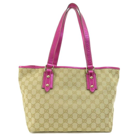 Gucci 137396 GG Handbag Canvas Women's-1