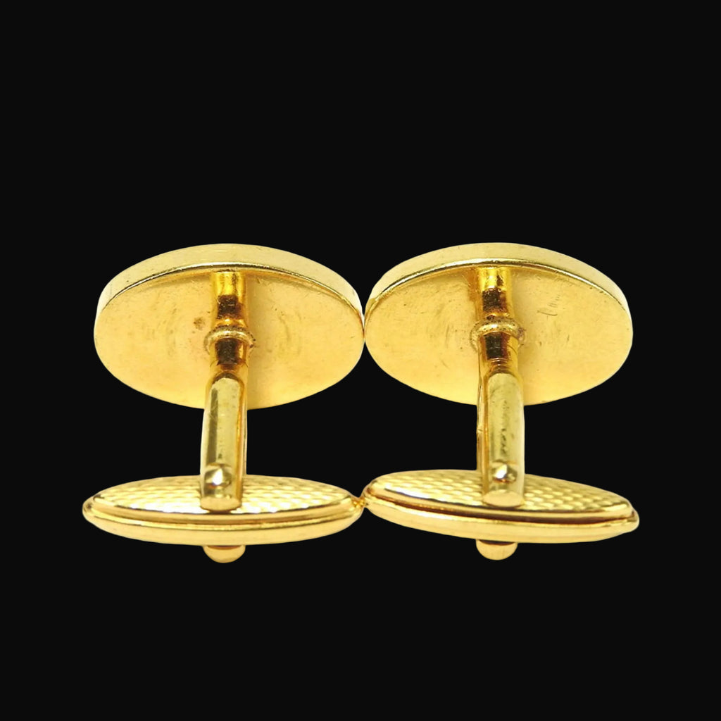 Dunhill Cufflinks Metal Gold Silver GP Tie Clip Set Men's-3