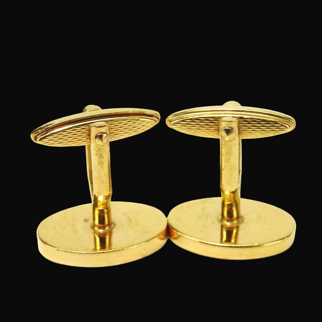 Dunhill Cufflinks Metal Gold Silver GP Tie Clip Set Men's-4