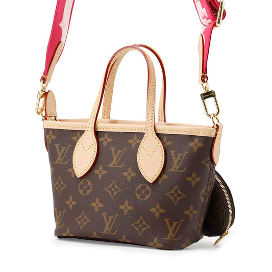 Pre-Loved LOUIS VUITTON Monogram Neverfull BB Pink Peony