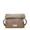 FABRIC SHOULDER BAG IN BEIGE