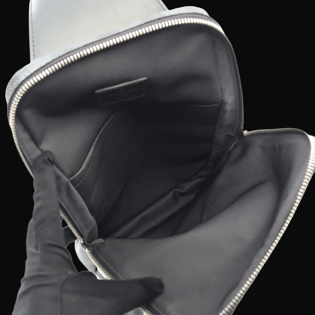 [ASSET_CARRIER] Louis Vuitton Damier Graphite Sling Bag - Black | N41719