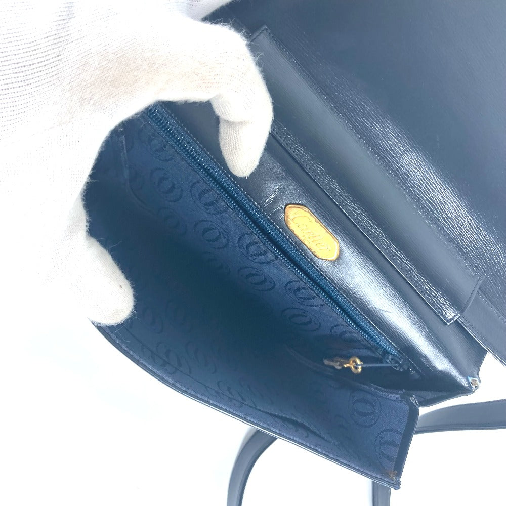 CARTIER Pre-Loved Navy Pochette