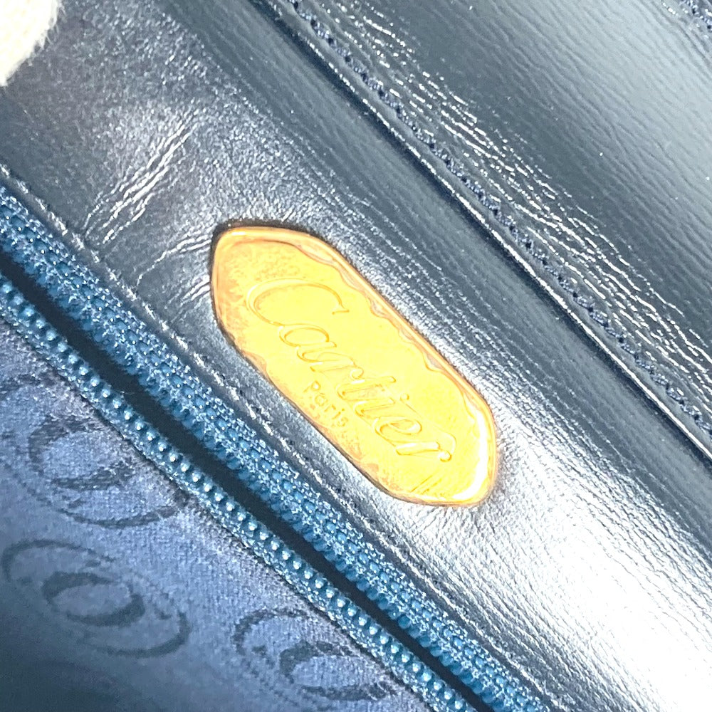 CARTIER Pre-Loved Navy Pochette