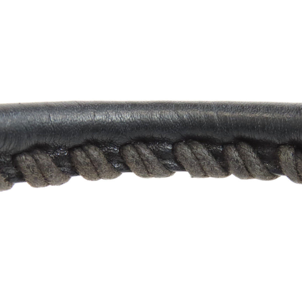 Close-up of BALENCIAGA Vintage bag strap showcasing intricate stitching and leather details