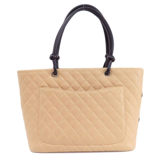 CHANEL Cambon Line Tote Bag Calfskin Women's - Mansii