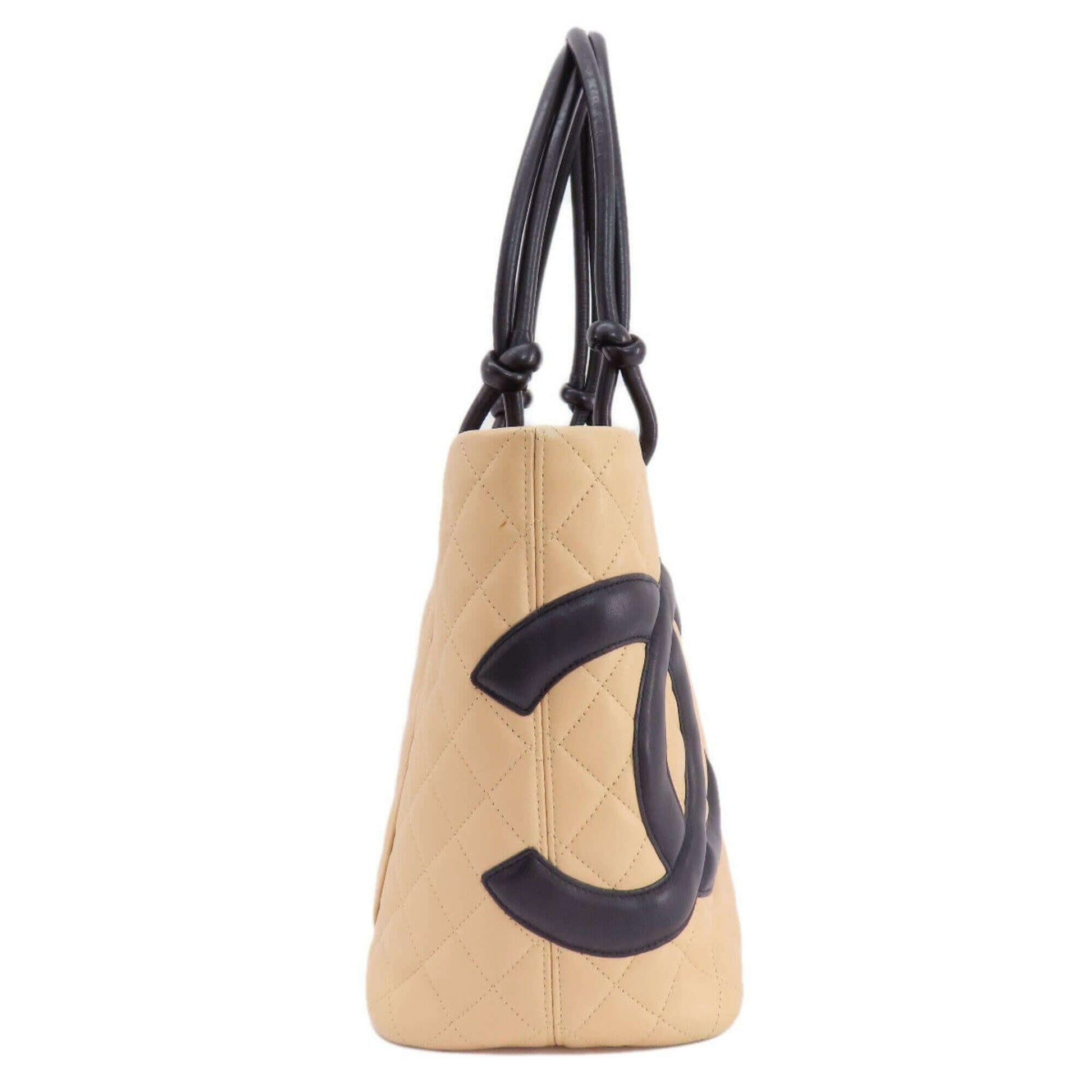 CHANEL Cambon Line Tote Bag Calfskin Women's - Mansii