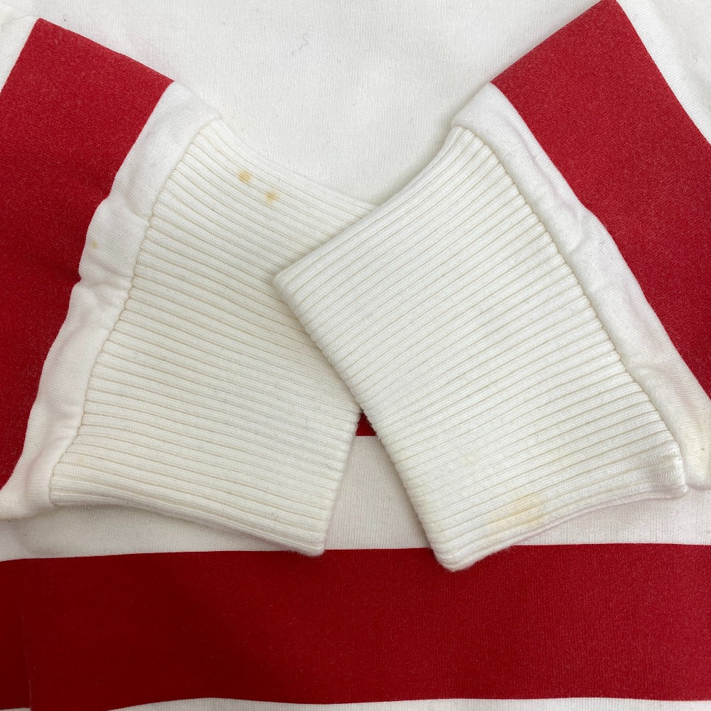 CHANEL No 5 sweater pre-loved with red and white stripes featuring ribbed cuffs
