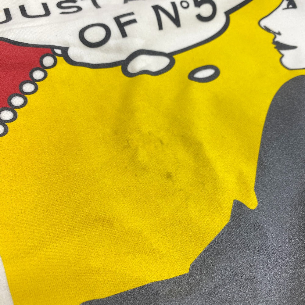 CHANEL No 5 sweater pre-loved in vibrant colors featuring iconic graphic artwork