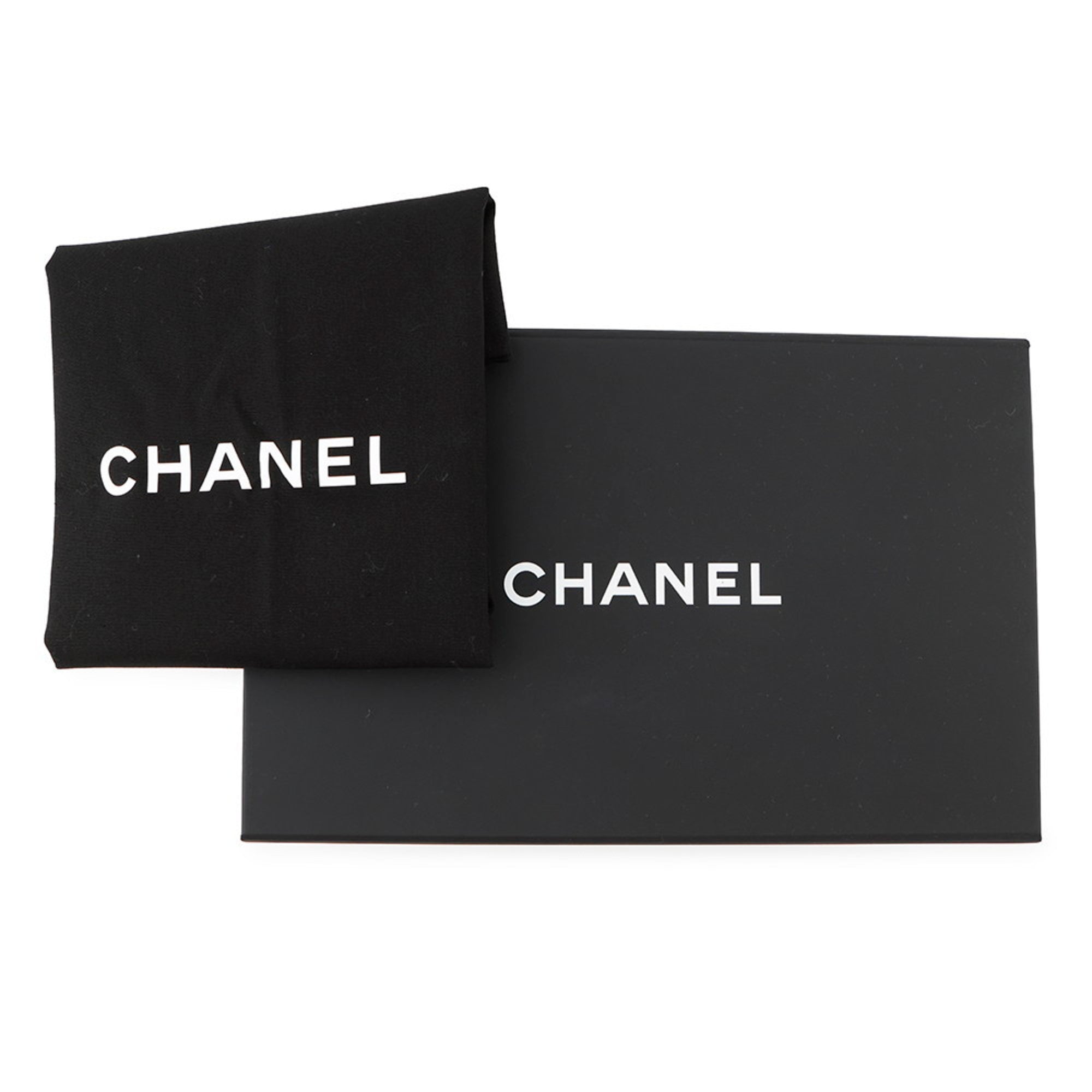 CHANEL Pre-Loved Mini Matelasse Denim Box and Dust Bag for Luxury Handbag Storage