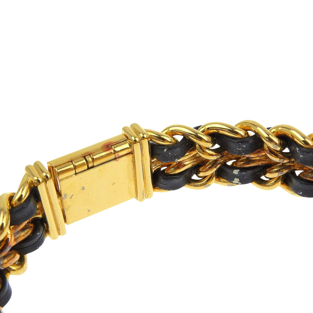 Chanel Premiere Rock Quartz for sale featuring a gold-tone bracelet with black accents