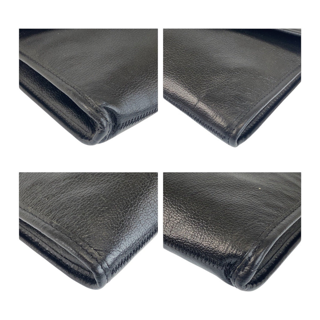 Dior Vintage Black Leather Bag with Classic Design and Smooth Texture