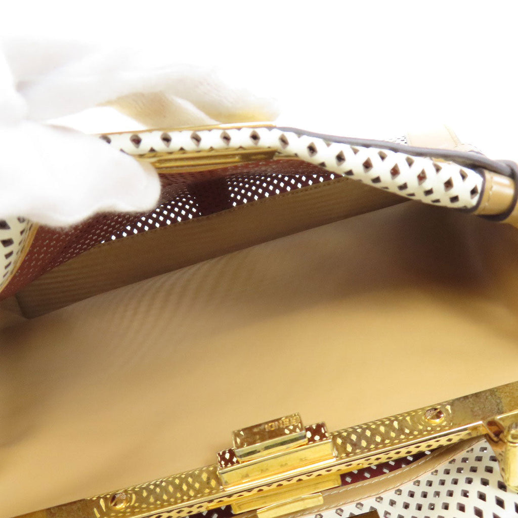 FENDI second hand bag with intricate detailing, showcasing a luxurious interior and craftsmanship