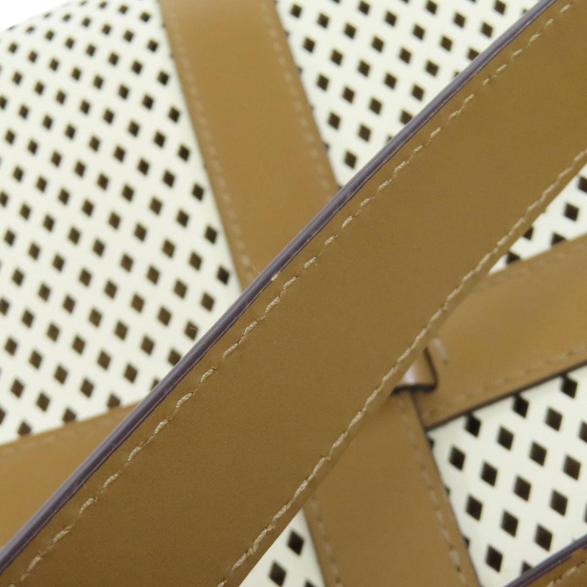 Fendi Second Hand Bag with a Unique Mesh Design and Elegant Strap Detail