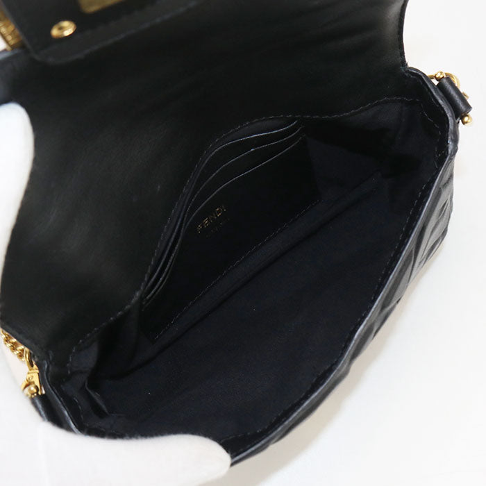 Inside view of a FENDI bag showcasing a spacious compartment, ideal for second hand shopping