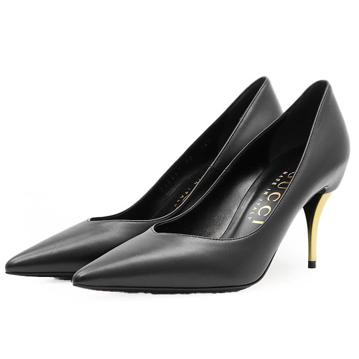 Elegantly designed black GUCCI Nero pumps with a sleek silhouette, buy used Gucci Nero pumps online.
