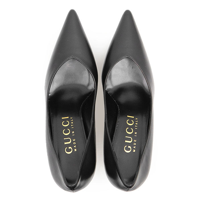 Elegant black Gucci Nero pumps with sleek design, perfect to buy used Gucci Nero pumps online