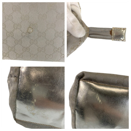 GUCCI pre-owned bag featuring subtle wear and a unique design, perfect for fashion enthusiasts