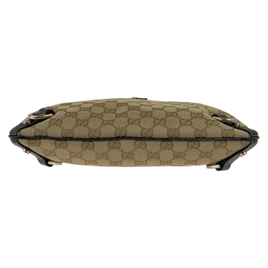 GUCCI vintage monogram bag with signature pattern and elegant design for stylish outings