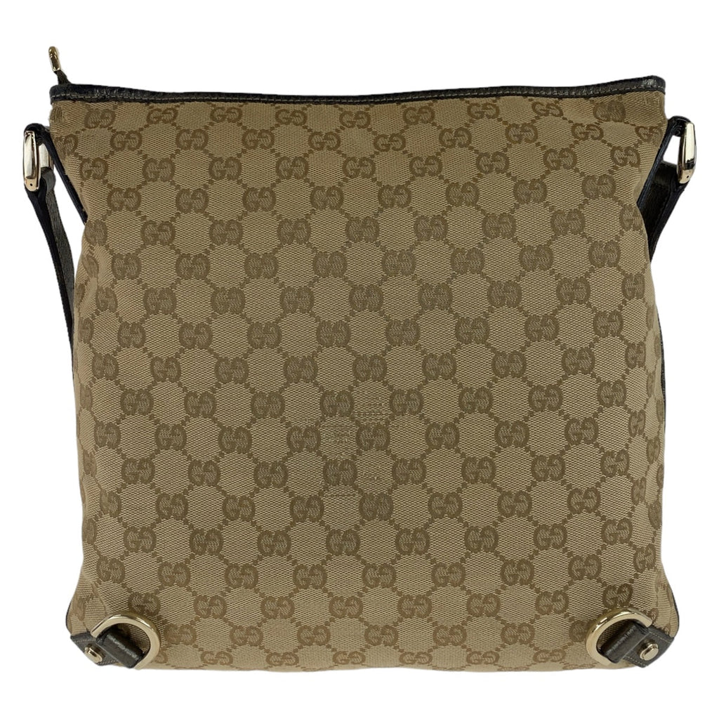 GUCCI vintage bag featuring iconic GG monogram pattern and sleek design