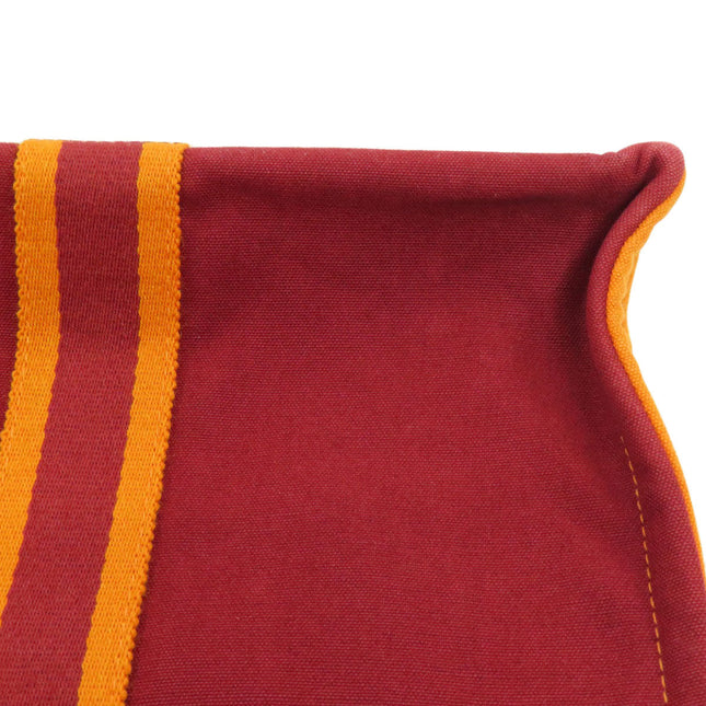 Hermes pre-owned bag with bold striped detailing in rich colors for stylish versatility