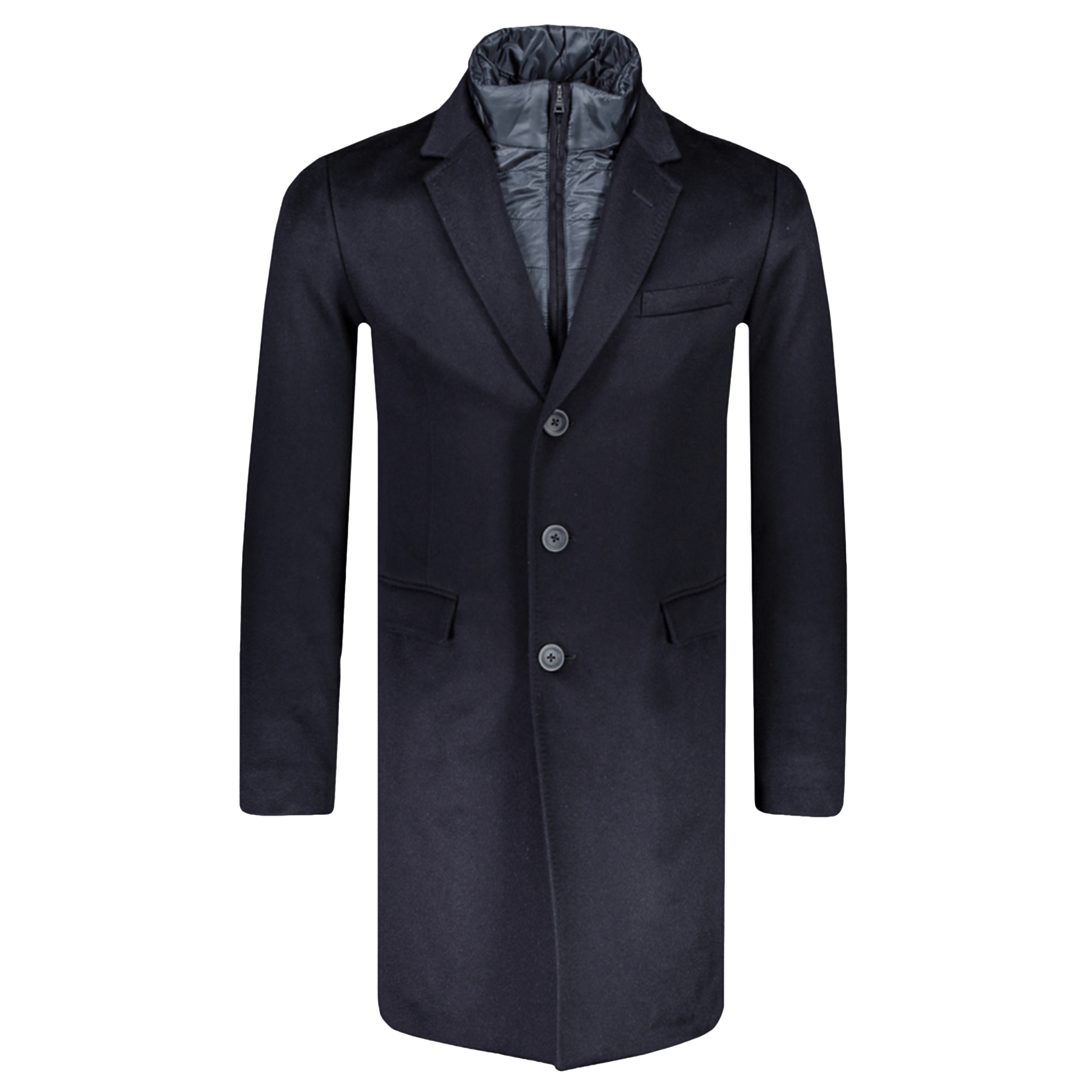 HERNO // CA0091U-38020 CASHMERE COAT // BLUE